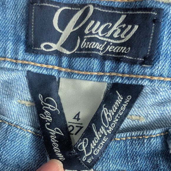 Lucky Brand Sweet N Low Size 4/27, 28" inseam, Excellent condition - Picture 8 of 11